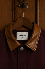 Button-up Jacket Maroon